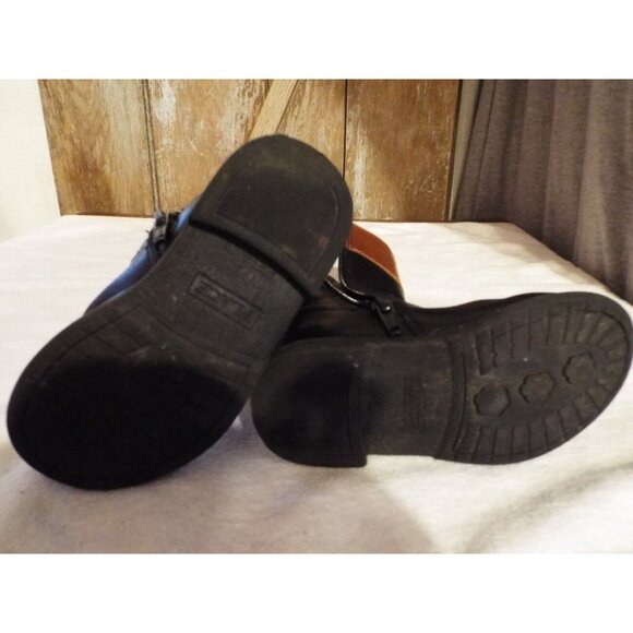 The Children’s Place Black And Brown Riding Boots Toddler Size 8 - Picture 9 of 11